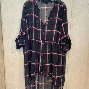 Torrid size 3 sheer blouse